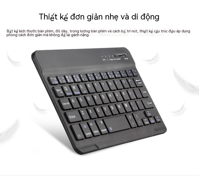 Bàn phím bluetooth siêu mỏng 8 inch trên điện thoại tablet WINDOWS android