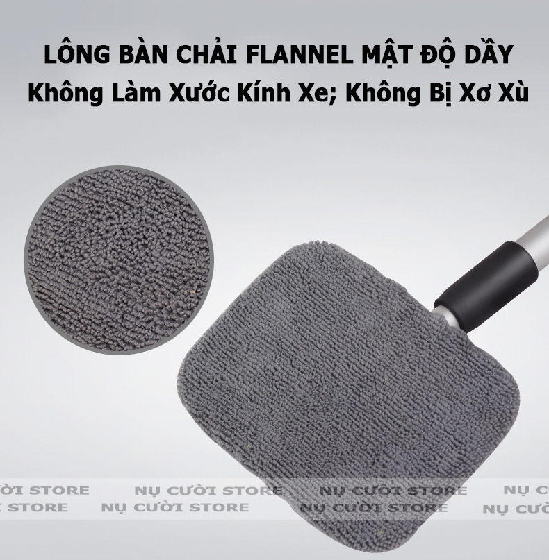 Bàn Chải Vệ Sinh Gương Kính Ô Tô; Lau Kính Chắn Gió; Cây Chổi Làm Sạch Lau Bụi Nội Thất Xe Oto