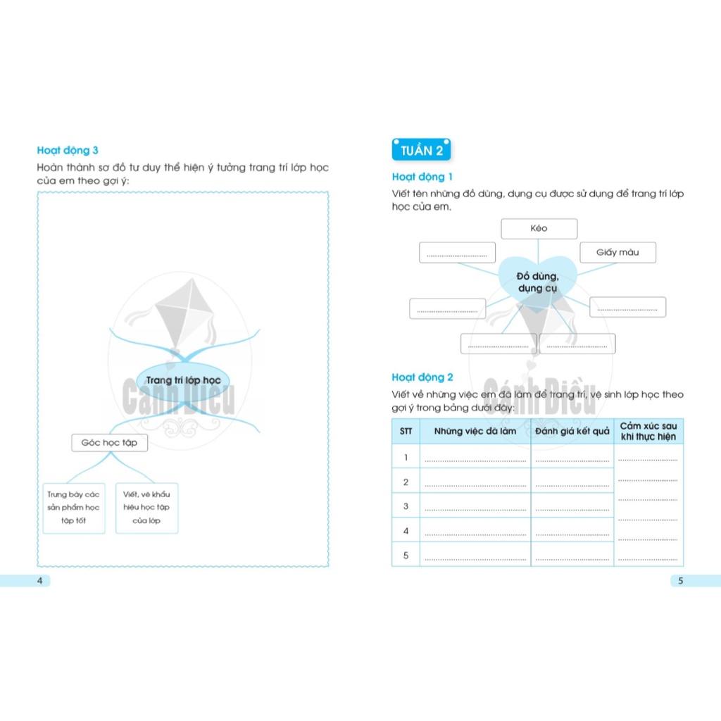 Vở Thực Hành Hoạt Động Trải Nghiệm lớp 3- Cánh Diều