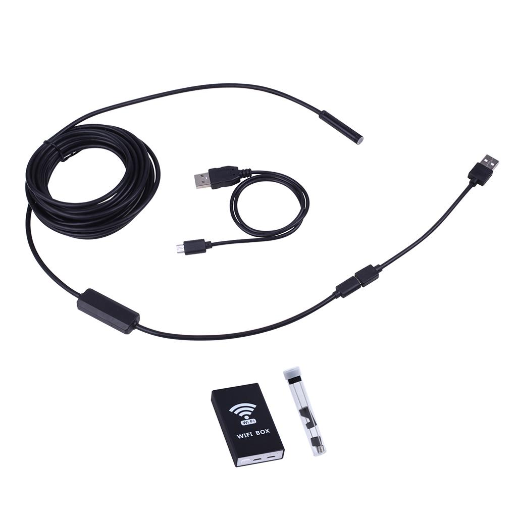 5.5mm USB Inspection Camera HD 1200P IP67 Rigid Tube Wireless Wifi Borescope