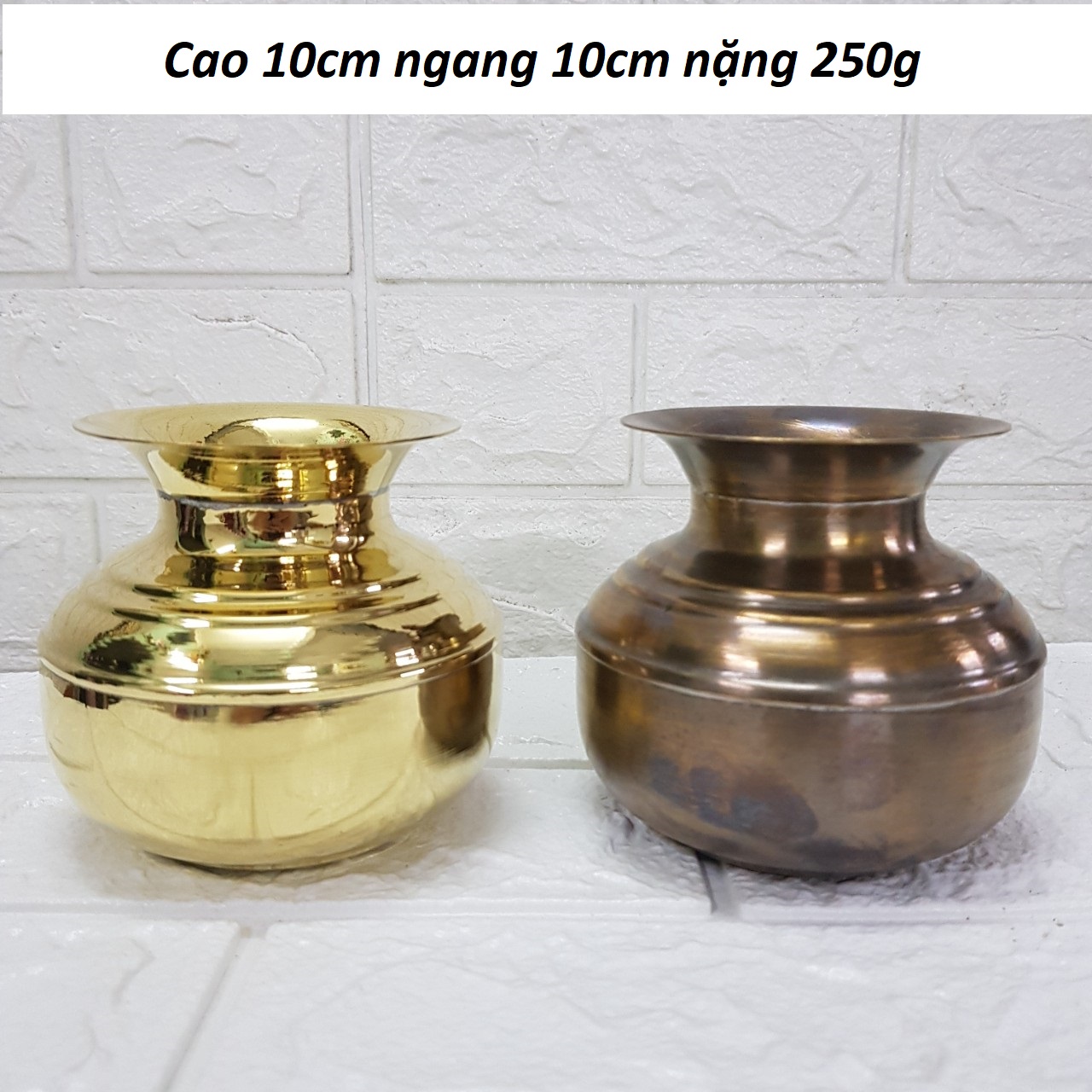 Ống nhổ trầu bằng đồng cao cấp MS285