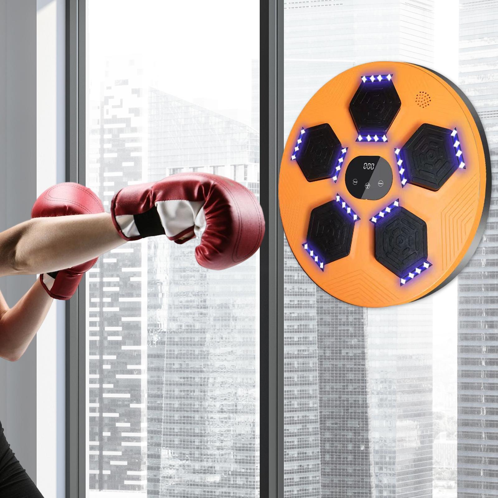 Music Boxing Machine, Electronic Music Boxing Wall Target Wall Mounted Household Punching Pad, for Exercise Karate