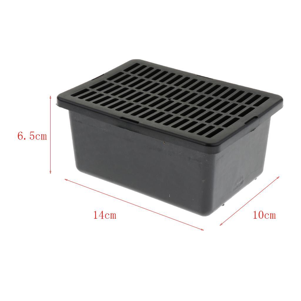 5x Reptile Vivarium Terrarium Breeding Tank Reptile Feeding Rearing Box Cage