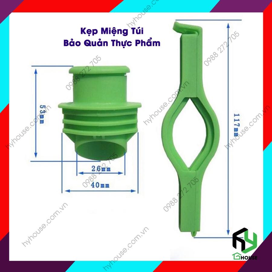 Kẹp miệng túi thực phẩm, niêm phong gói đồ ăn có nắp, khóa kín an toàn tiện lợi - Màu ngẫu nhiên