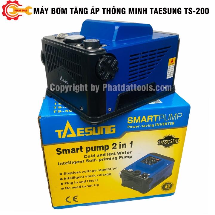 Máy Bơm Tăng Áp Thông Minh TAESUNG TS-200A-Smart Pump 2 in 1-Bảo Hành 24 Tháng