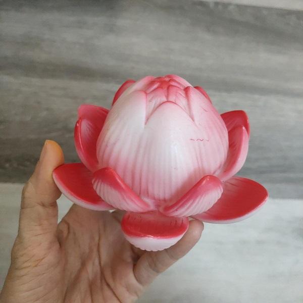 Đèn Hoa sen Hồng LED nhiều màu 12cm_Video