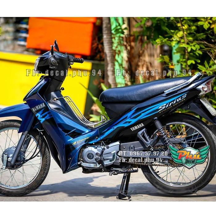 Tem rời Sirius Xanh đen hoa văn