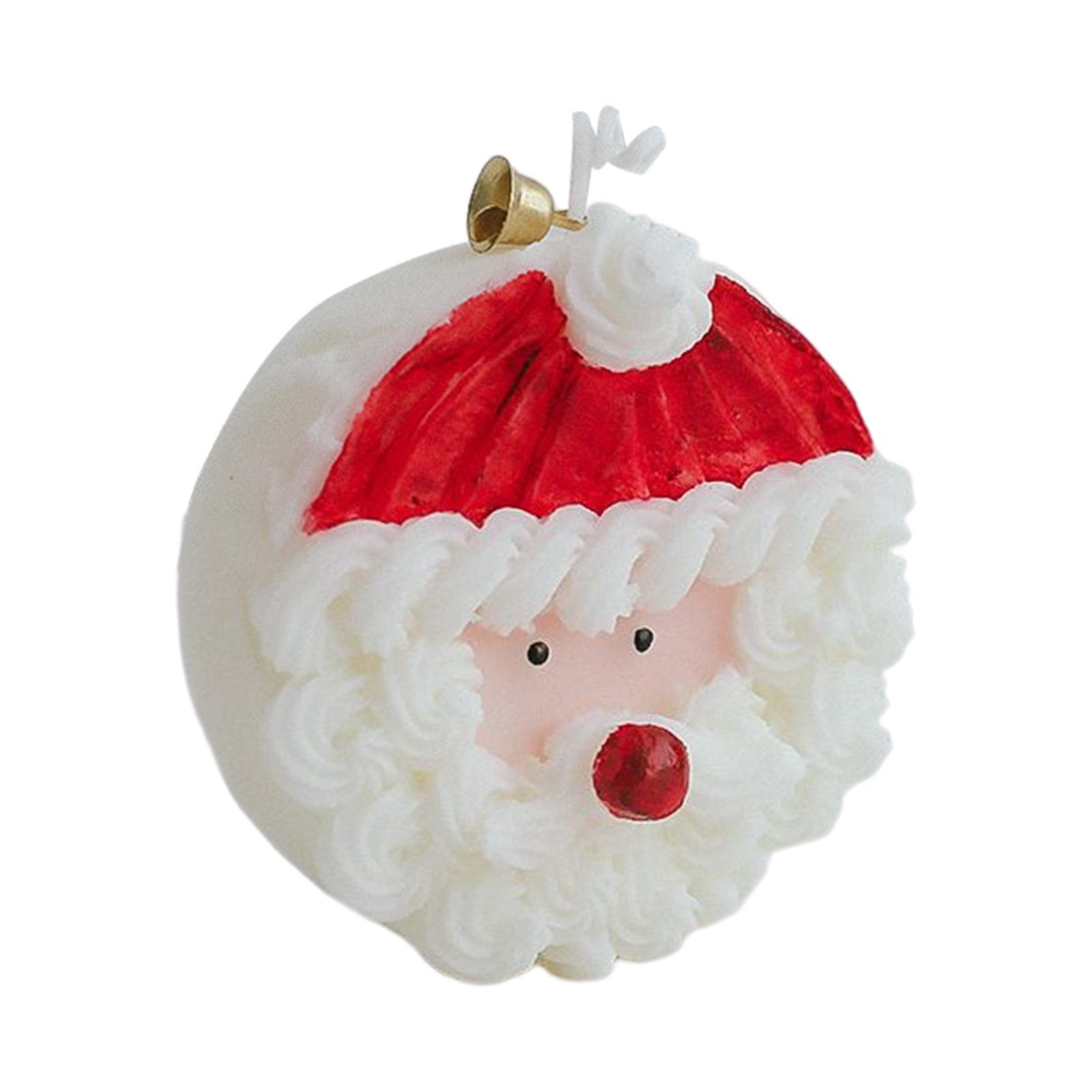 Santa Claus Scented Candles Tealight Candles for Decoration Office Gift