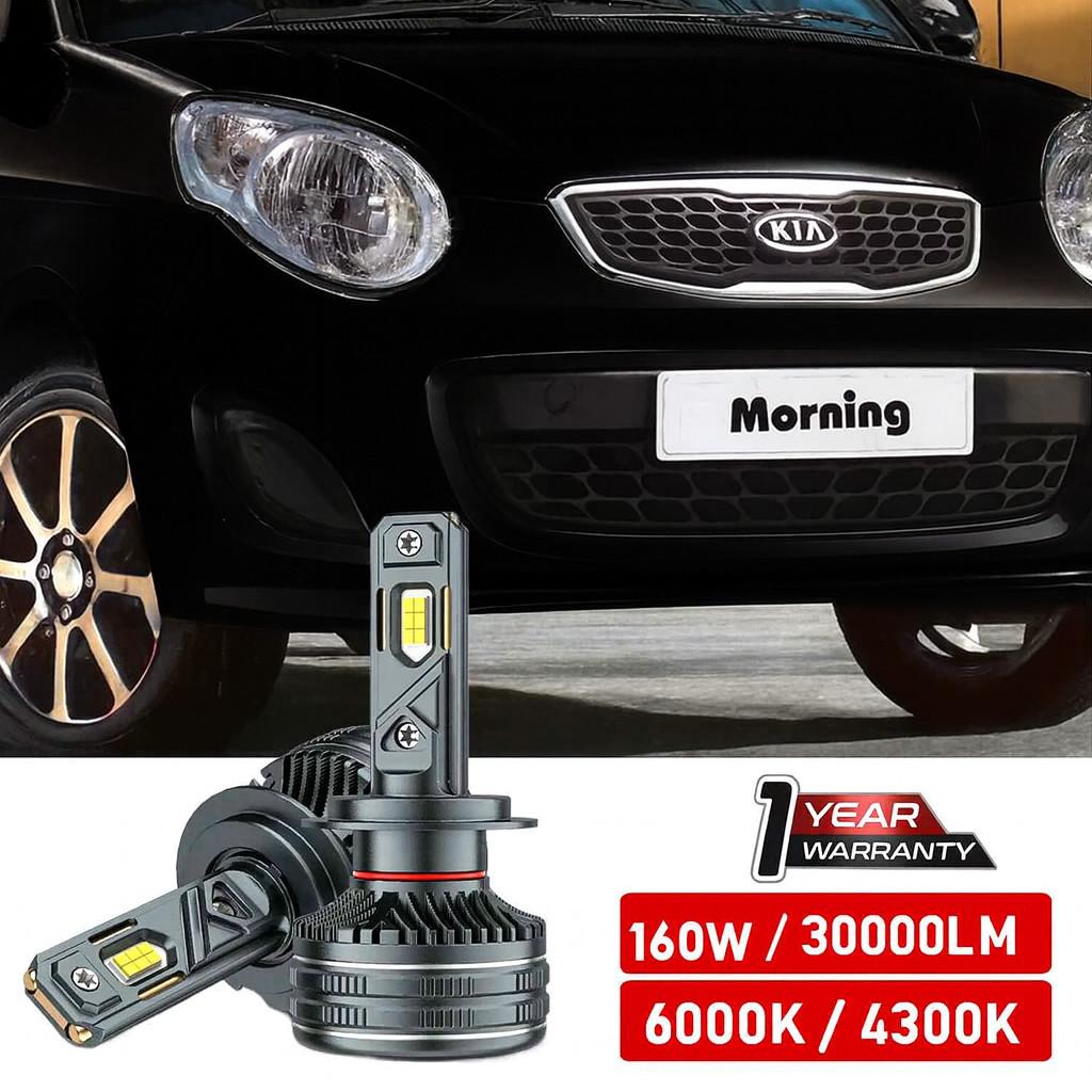 Bóng đèn Cos / pha LED 2 Chiếc cho Kia Morning chân H4 Chùm thấp cao - Trắng 6000K - H4 90 W trắng, H4 90 W trắng