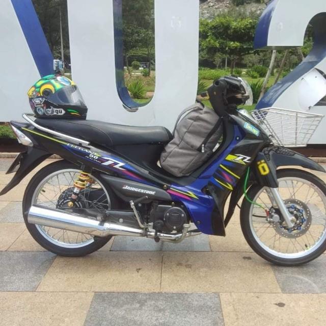 Tem Xe Elegant chỉ xanh đen