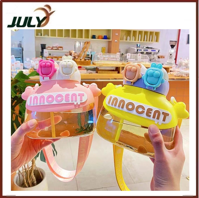 BÌNH NƯỚC ĐÔI 2 VÒI BẰNG NHỰA 1200ML - JL