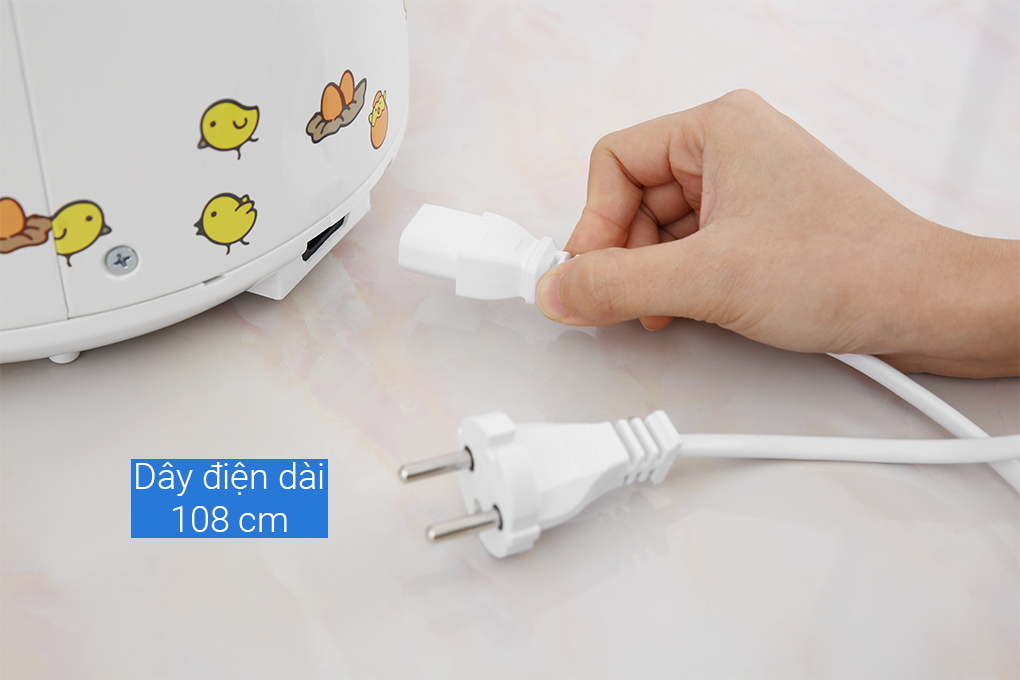 Nồi cơm nắp gài Sharp 1.8 lít KS-183TJV - Công nghệ nấu 3D, Công suất 700W - Hàng chính hãng - Bảo hành 12 tháng