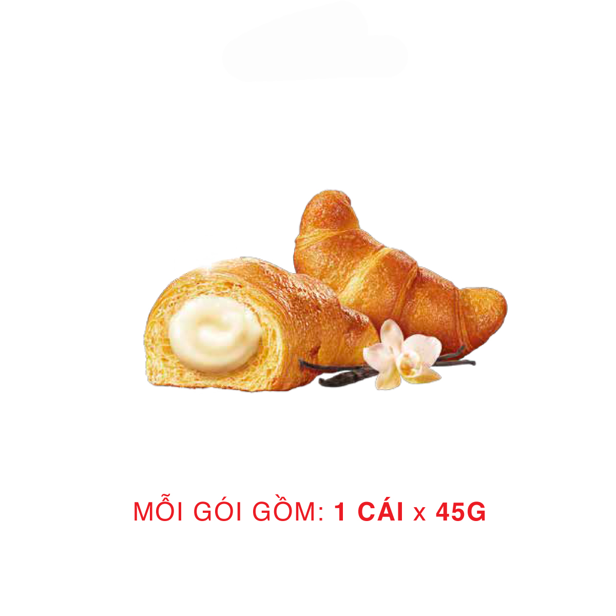 Combo 20 bánh Bauli Moonfils Vanilla 45g