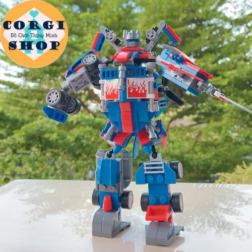 Combo 10 trong 1 Đồ Chơi Lắp Ghép Xe, Máy Bay Nhỏ Lắp Ráp Siêu Robot, Giá Ưu Đãi, Chất Liệu Nhựa ABS