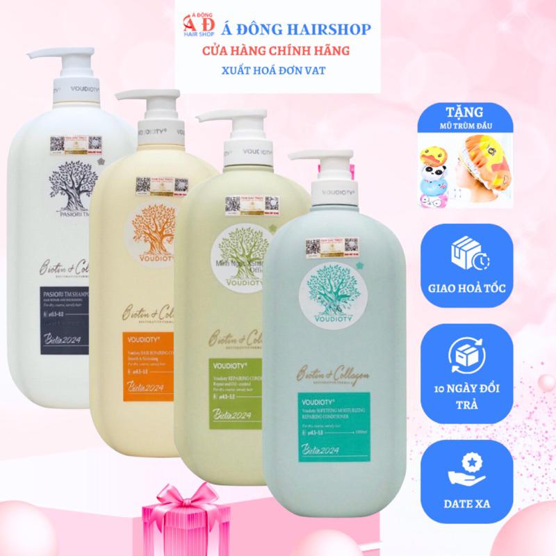 BỘ DẦU GỘI XẢ BIOTIN COLLAGEN PASIORI VOUDIOTY NEW 2024 PHỤC HỒI MỀM MƯỢT SẠCH GÀU DẦU NHỜN