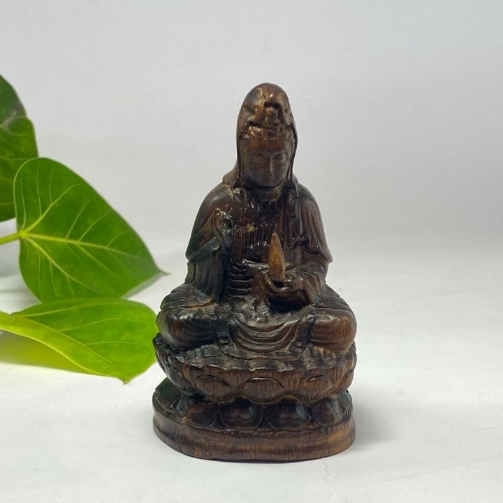 Tượng Phật Quan Âm Trầm Hương Cao Cấp Để Ô Tô