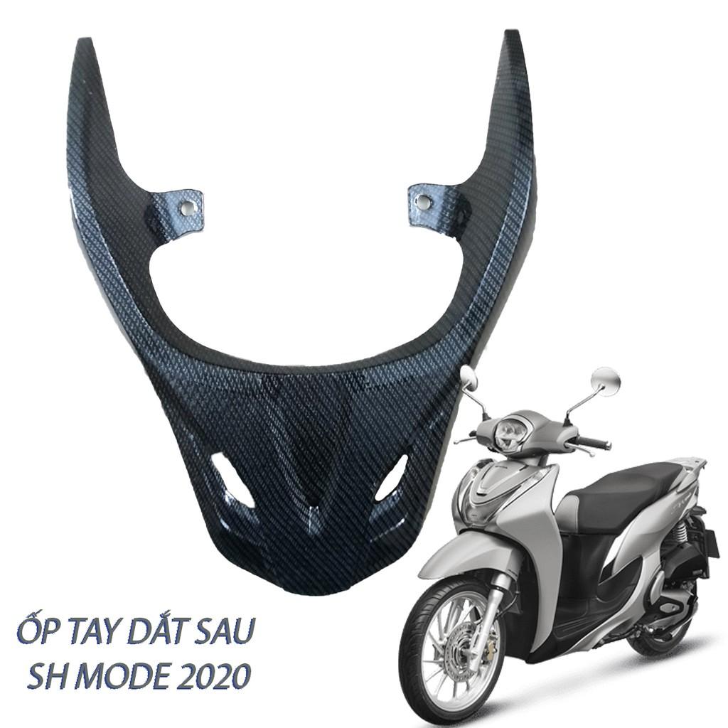 ỐP TAY DẮT SAU SH MODE 2020 - 2023 - VÂN CACBON, XI CROME