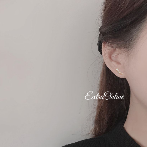 Bông tai mạ bạc 925_ thiết kế tinh xảo