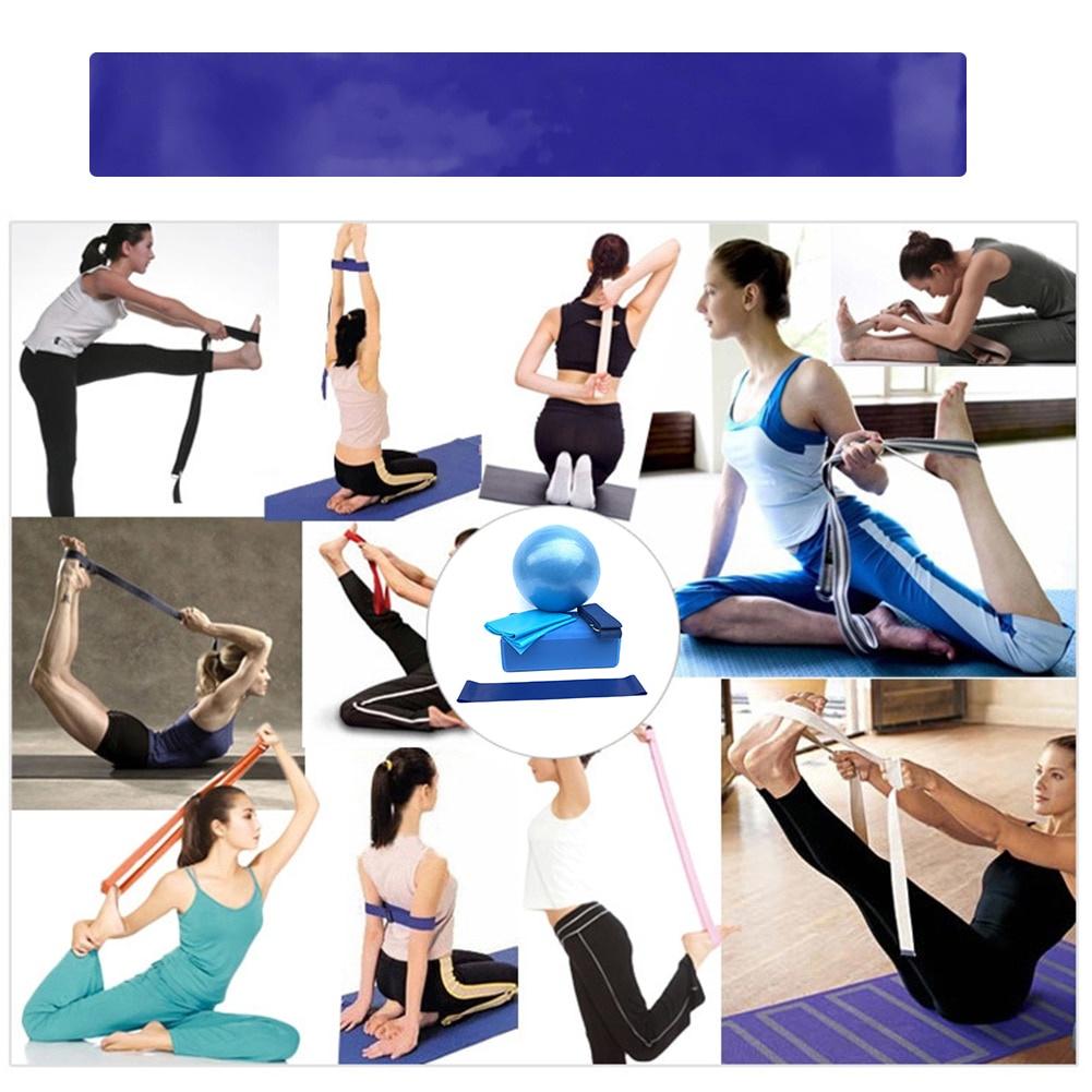 Exercise Gym Yoga Ball Ball Home Block Brick Fitness Resistance Band Pilates for Easy Safety Working-out Ornaments