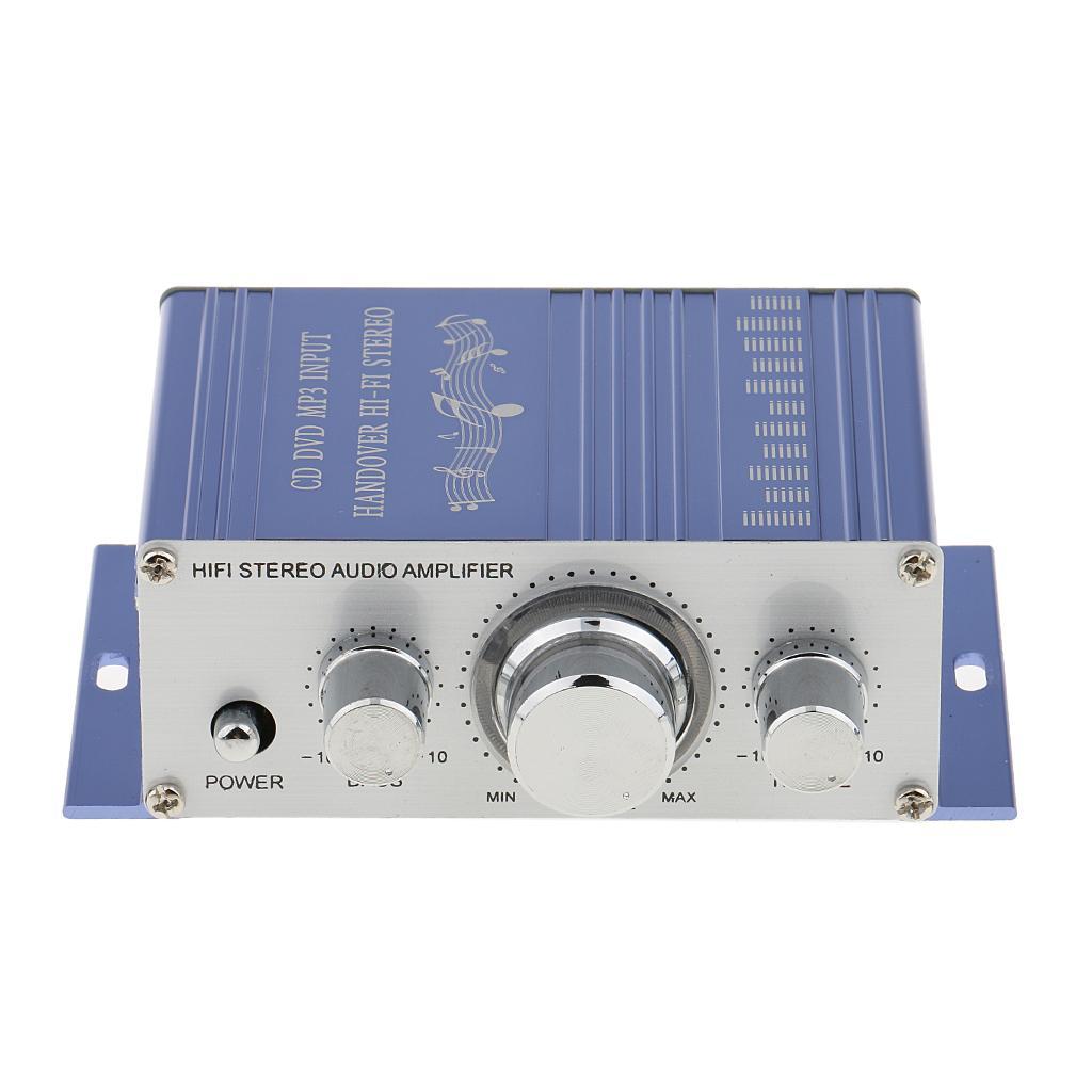 Mini Super Bass Audio Amplifier Hi-Fi Stereo Universal 12V 20W
