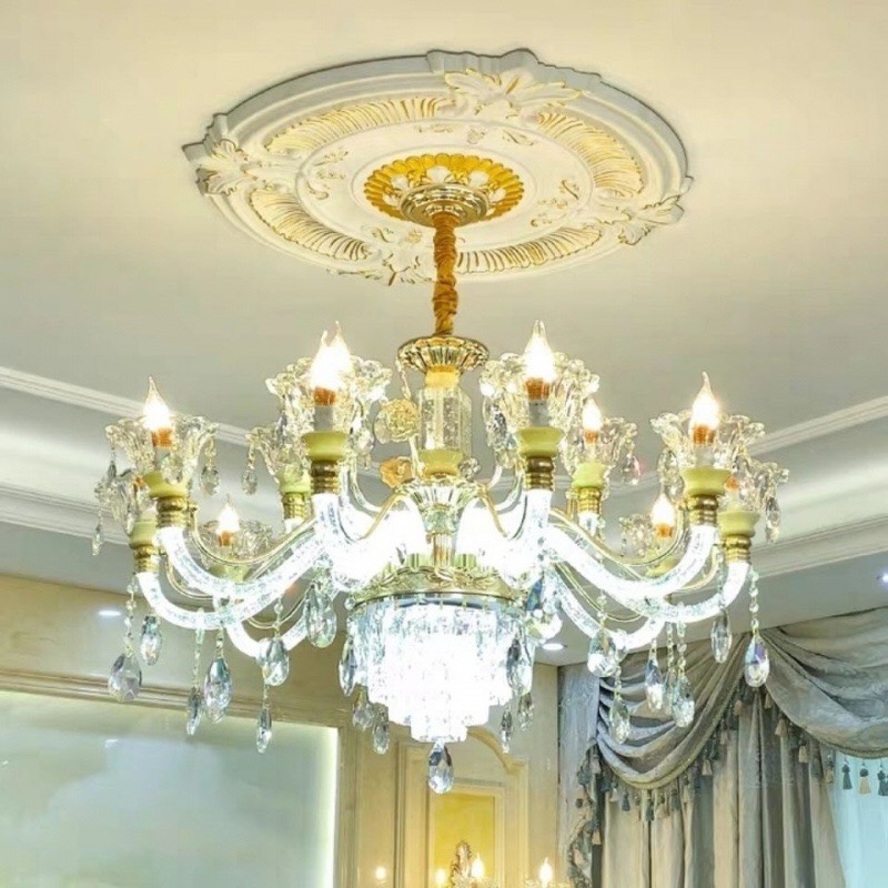 Đèn chùm RINAD 15 tay hiện đại trang trí nội thất cao cấp .