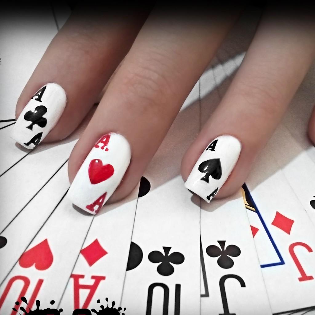 Sticker nails BÀI TÂY - hình dán móng 3D