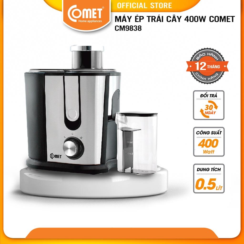 Máy ép trái cây 400W COMET - CM9838 - Hàng Chính Hãng