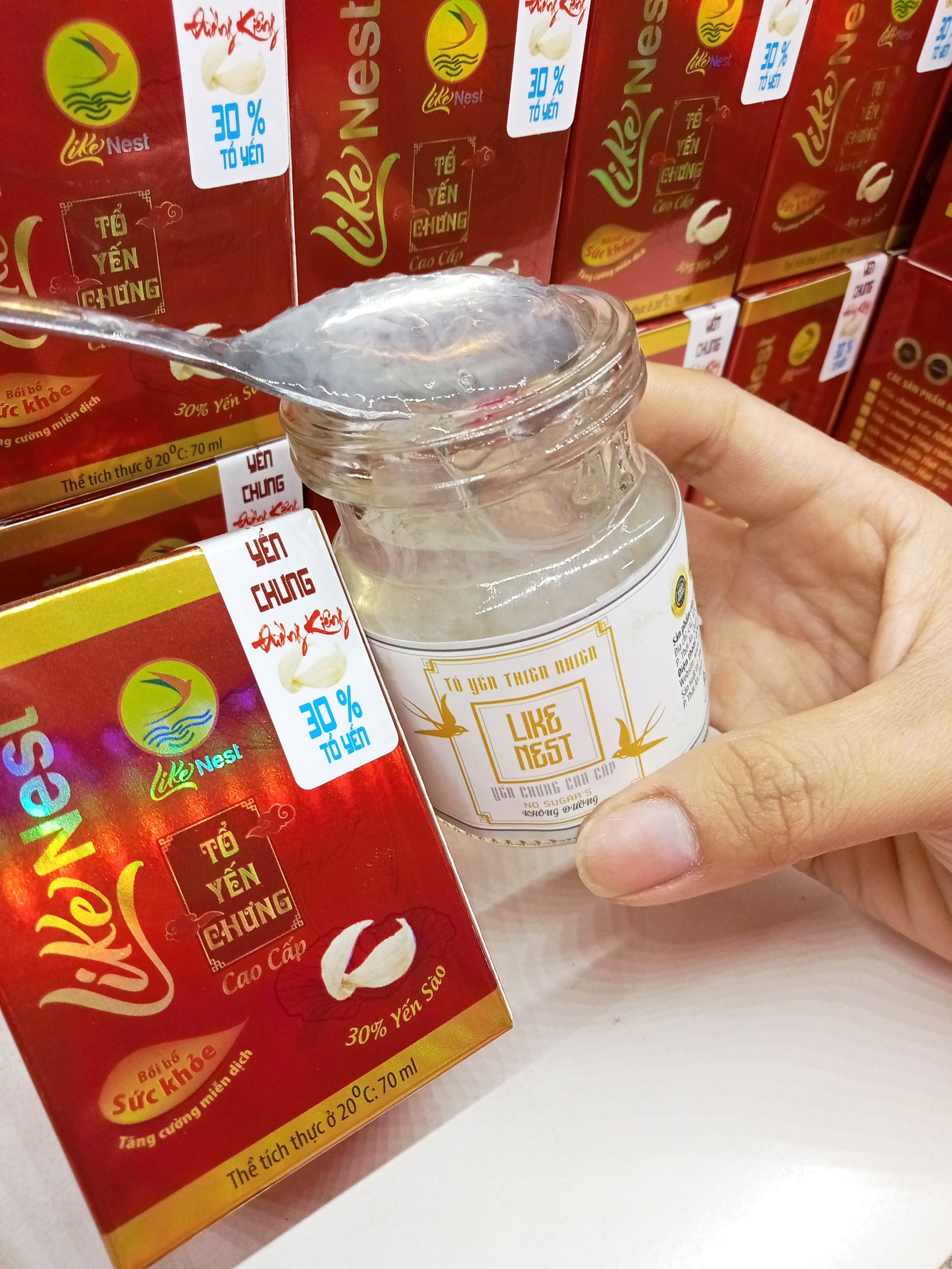 Yến Chưng Đường Kiêng LikeNest 30% Tổ Yến