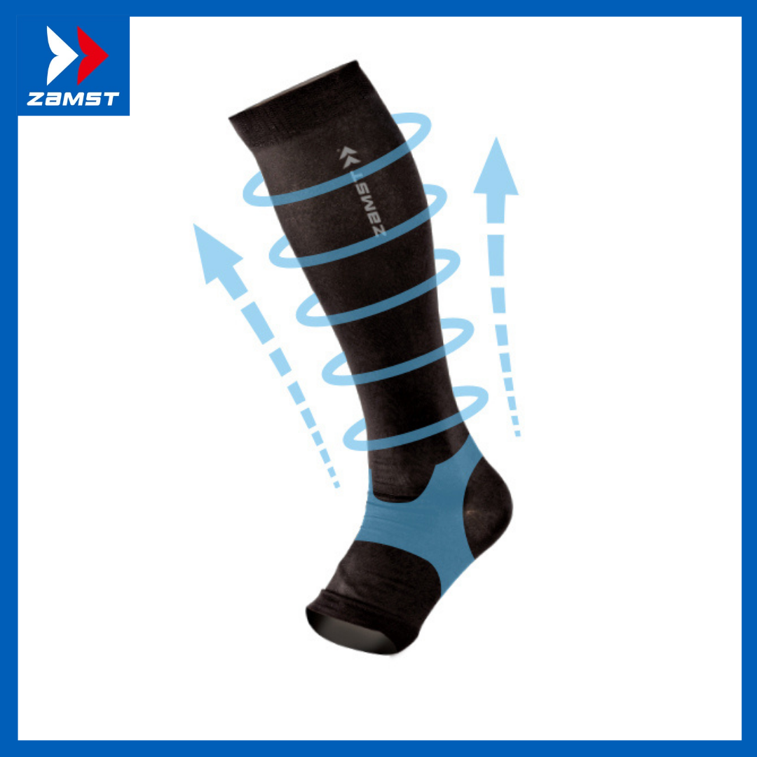 ZAMST Calf & Ankle Sleeve Ống chân thể thao hỗ trợ bắp chân/ mắt cá chân