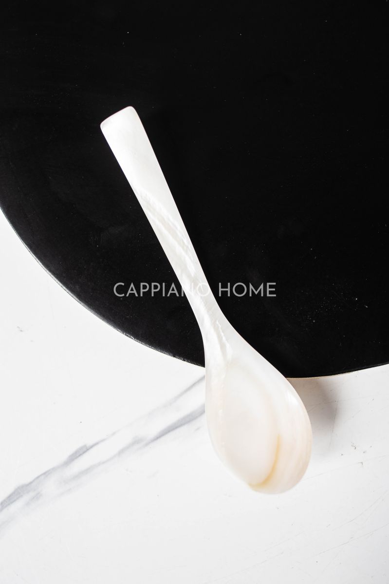 Muỗng Ăn Cơm Canh Soup Xuất Châu Âu, Châu Á CAPPIANO HOME Chất Liệu Xà Cừ Cao Cấp.