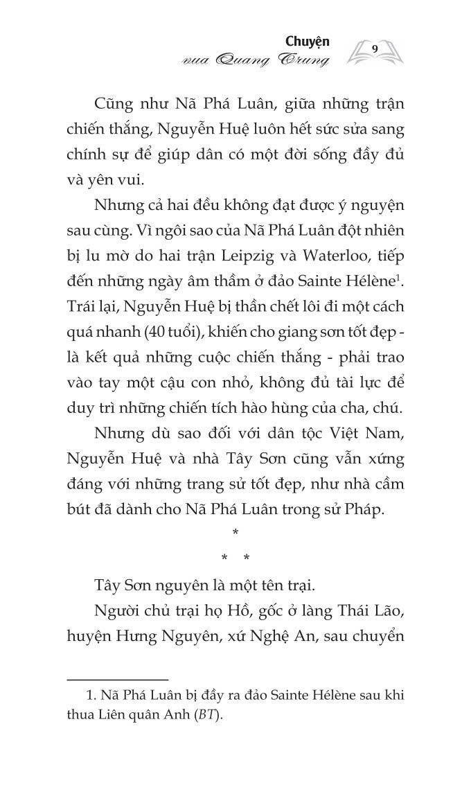 Chuyện Vua Quang Trung - bản in 2024