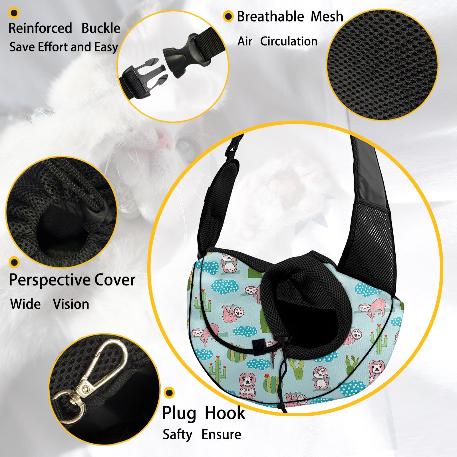 Nhiều Màu Sắc Chú Chó Paw In Chữ Thời Trang Du Lịch Thú Cưng Túi Ba Lô Tàu Sân Bay Ngoài Trời Di Động LướI Vai Messenger Túi Xách Tay Túi