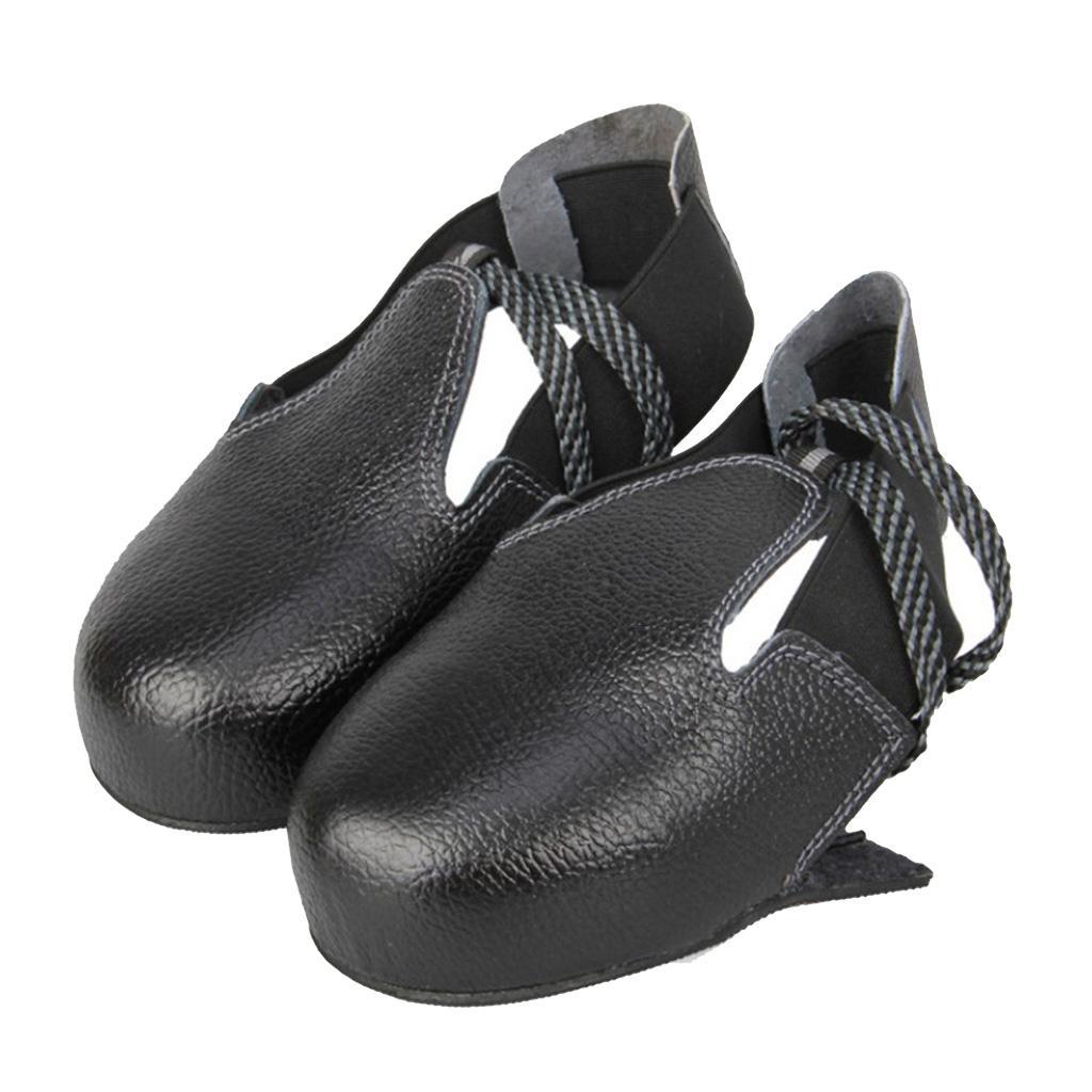 2 Pairs of Covers for Steel Toe Work Shoes: Protective Safety Shoes, Boots, Slippers, Foot