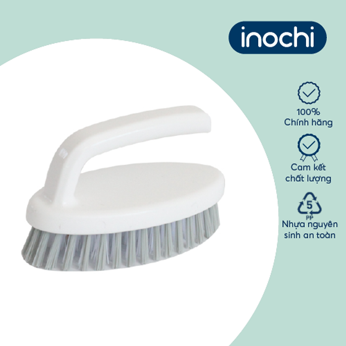 Bàn Chải Nhà Tắm Kiriei Chuẩn Nhật - Hàng chính hãng inochi ( tặng kèm khăn lau pakasa đa năng)