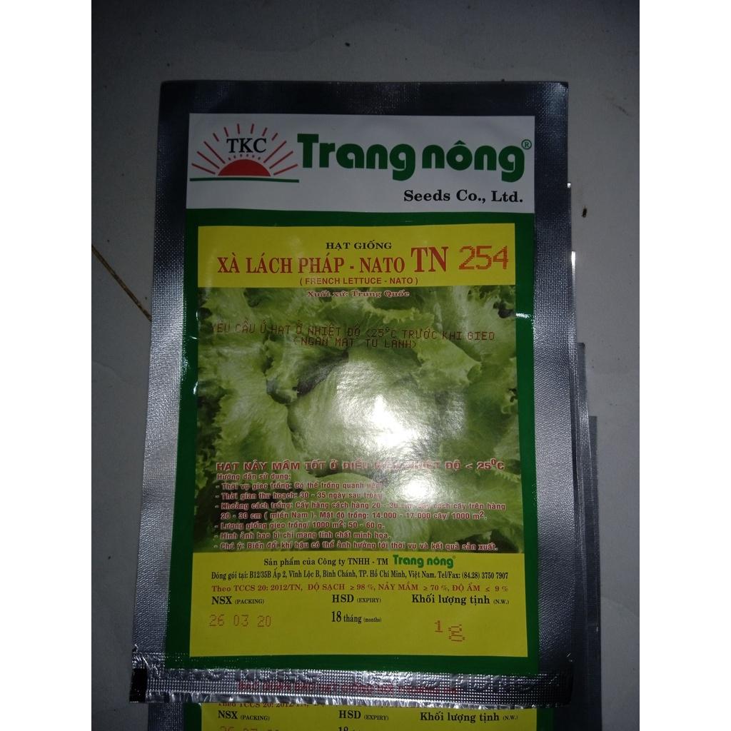 Hạt giống xà lách Pháp - Nato 1gr