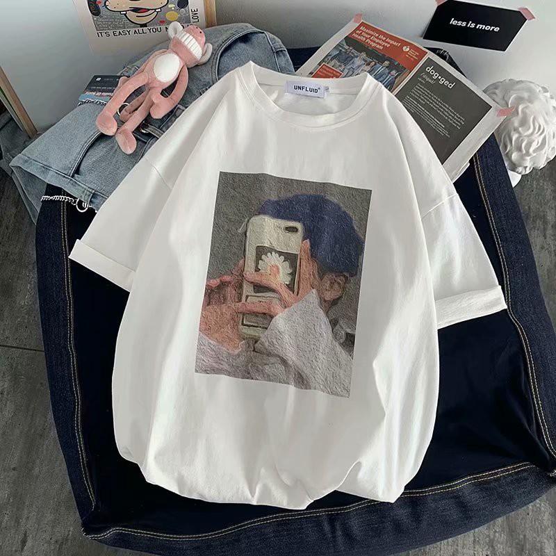 Áo Thun Nam Ngắn Tay In Hình Thời Trang