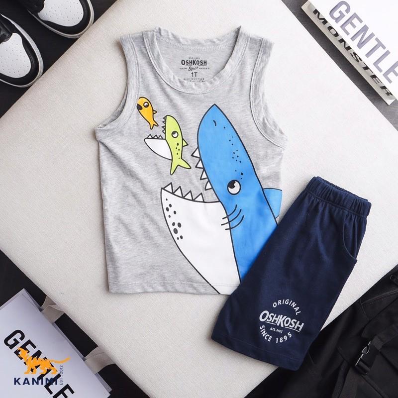 Bộ sát nách bé trai size 8-22 kg
