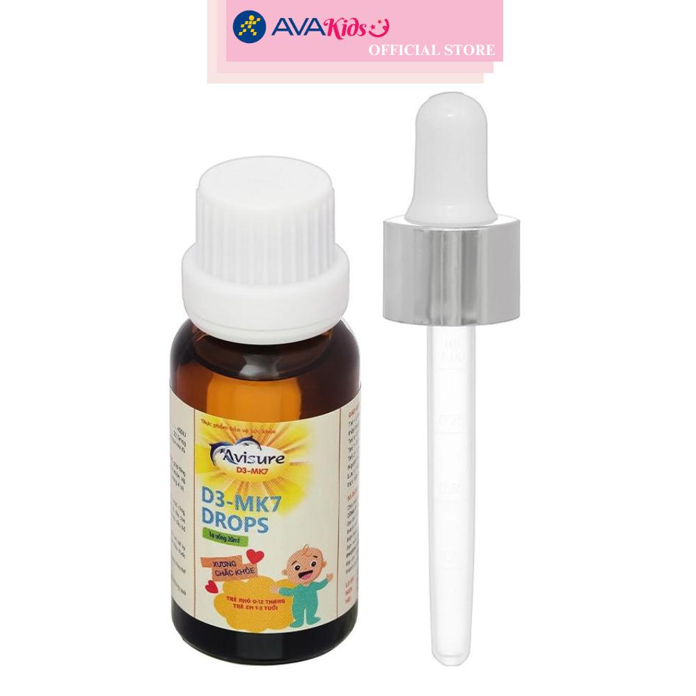 Siro Avisure D3-MK7 hỗ trợ hấp thu canxi 20 ml (từ 0 tháng)