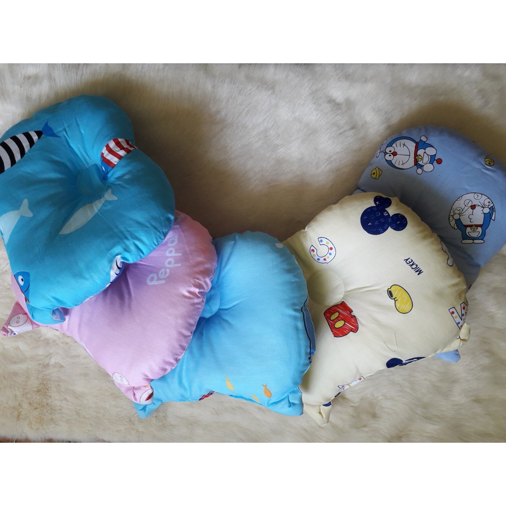 Gối lõm cotton hình thú siêu mềm, êm và rất xinh xắn