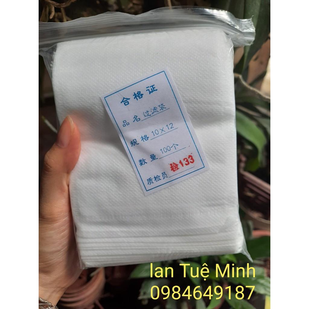 100 Túi lọc đựng phân cỡ 10cm x 12cm