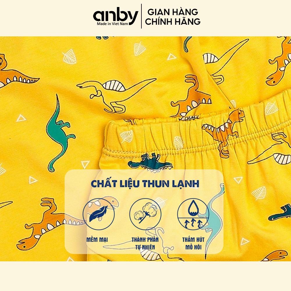 Bộ áo cộc tay quần chip cho bé gái bé trai ANBY họa tiết dễ thương thích hợp trẻ em từ 0-5 tuổi