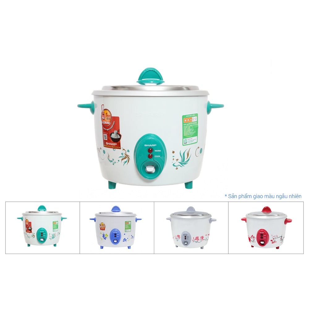 Nồi cơm nắp rời Sharp 1.8 lít KSH-D19V-Hàng chính hãng