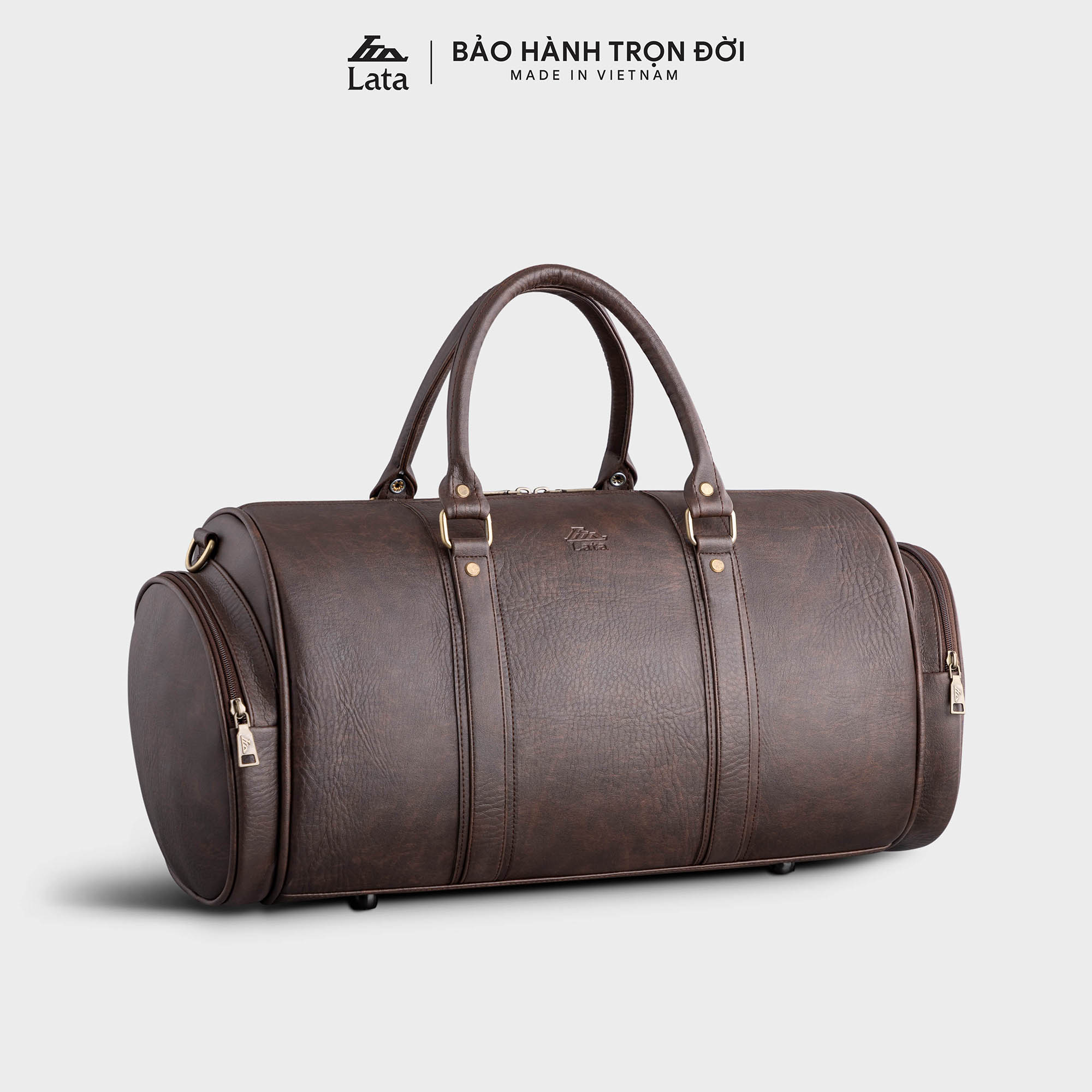 Túi Du Lịch Cao Cấp Lata Tr16 - Nâu