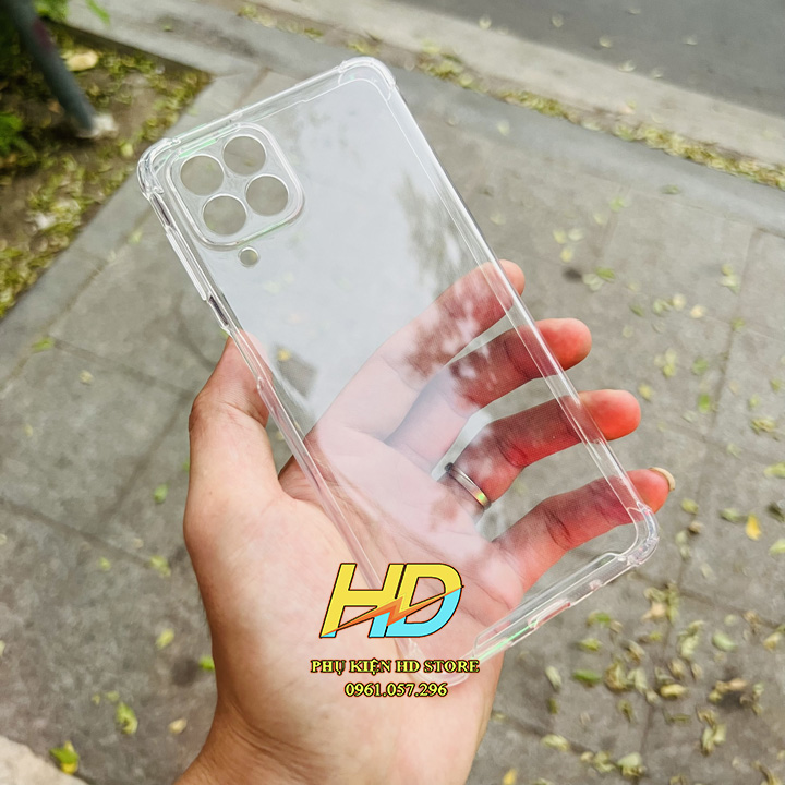 Ốp Lưng Silicon trong suốt Cho SamSung Galaxy M13 5G, M23 ,M33 5G, M53 5G Chống Sốc 4 góc, Khoét Lỗ Bảo vệ camera Sau