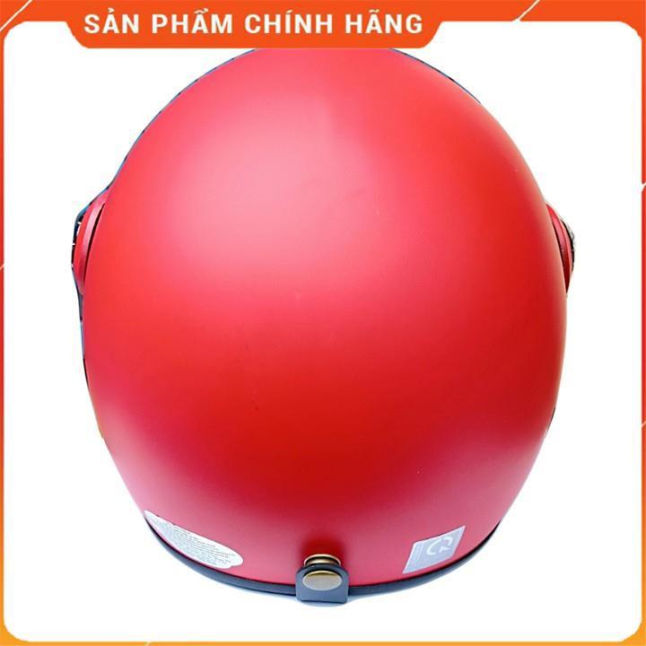 Mũ bảo hiểm có kính 3/4 đầu 368K có kính càng - Mũ bảo hiểm thời trang