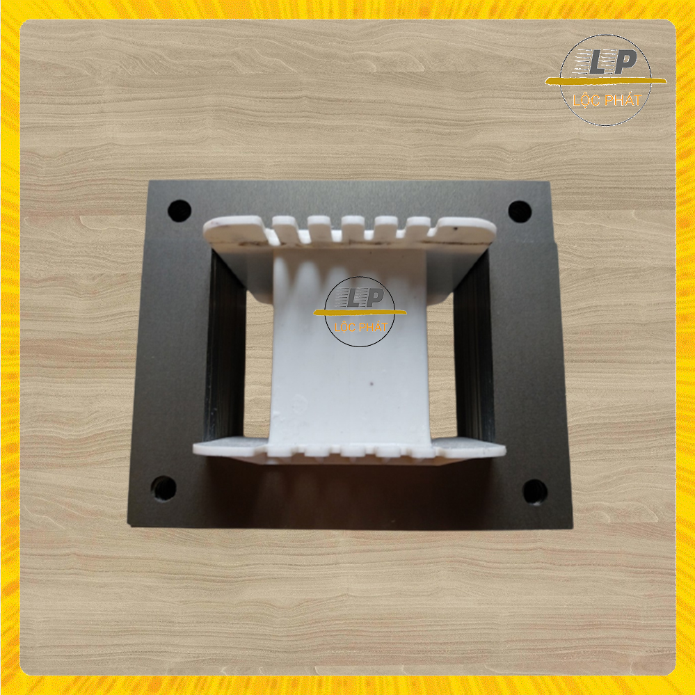 Bộ Fe silic EI 40x50mm có lỗ làm biến áp kích cơ biến áp