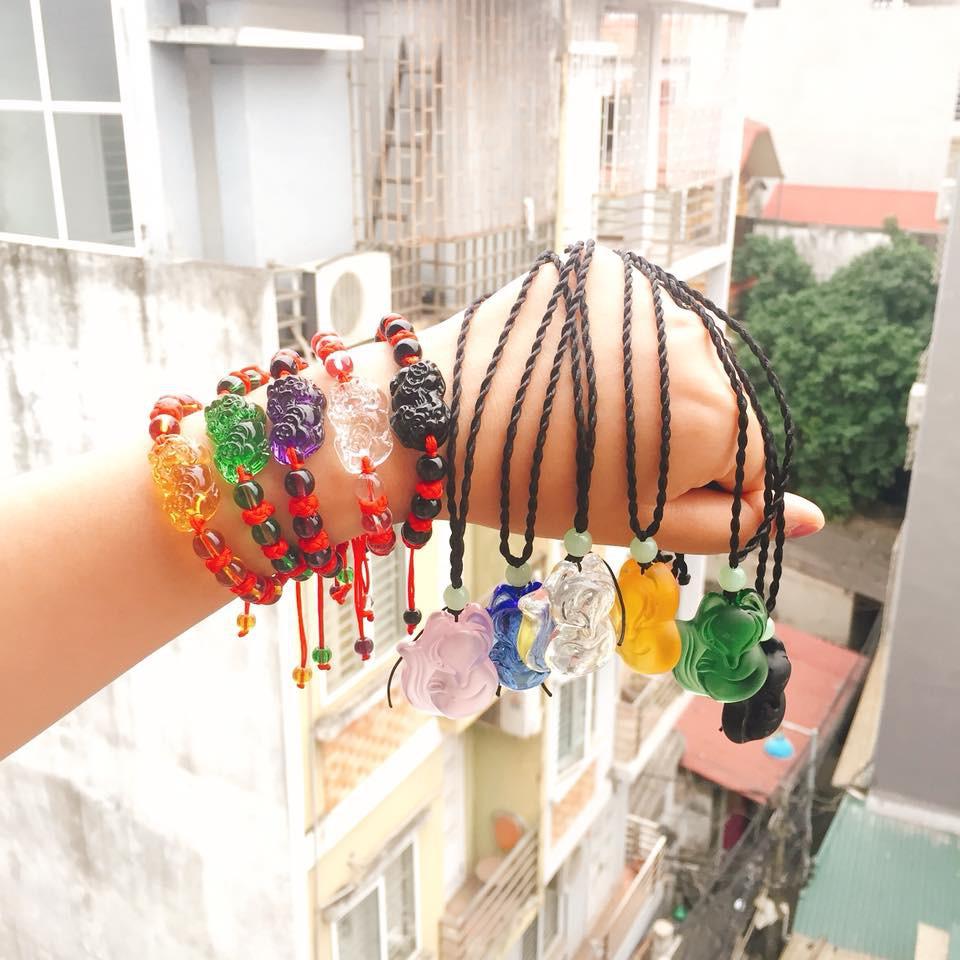 Dây đeo cổ hồ ly dáng ngồi xinh xắn