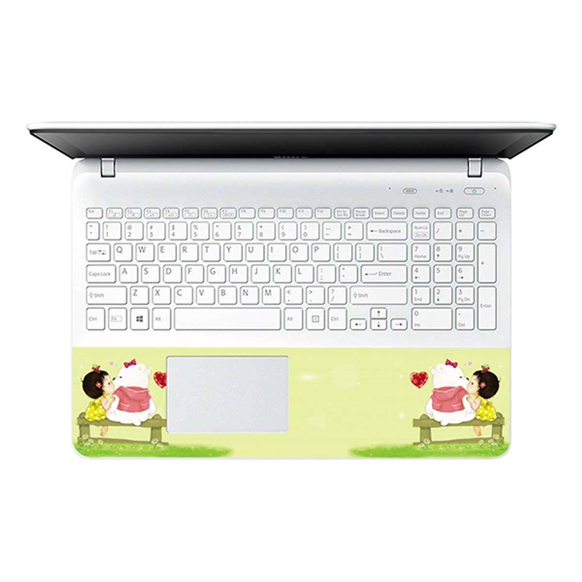 Mẫu Dán Decal Laptop Hoạt Hình Cực Đẹp LTHH-56 cỡ 13 inch