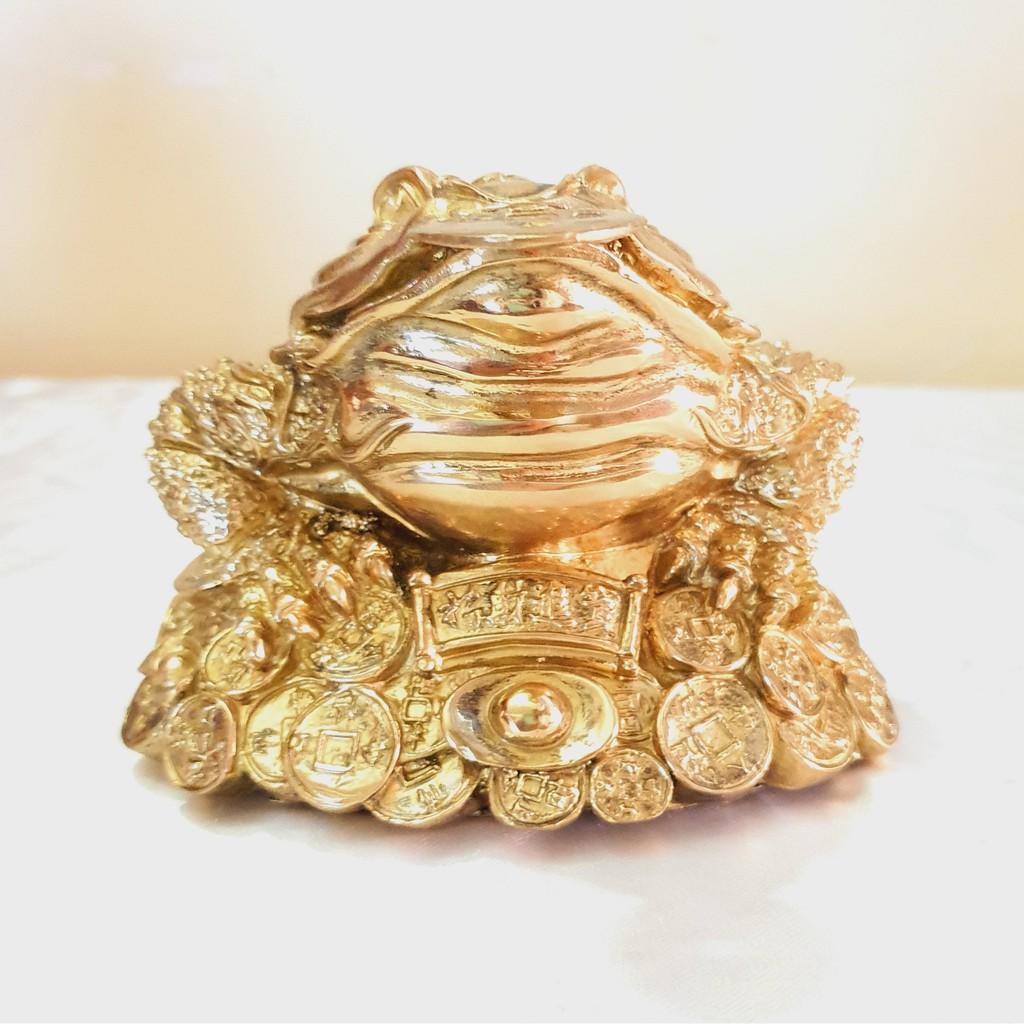 Tượng Thềm Thừ Ngậm Tiền Bằng Đồng
