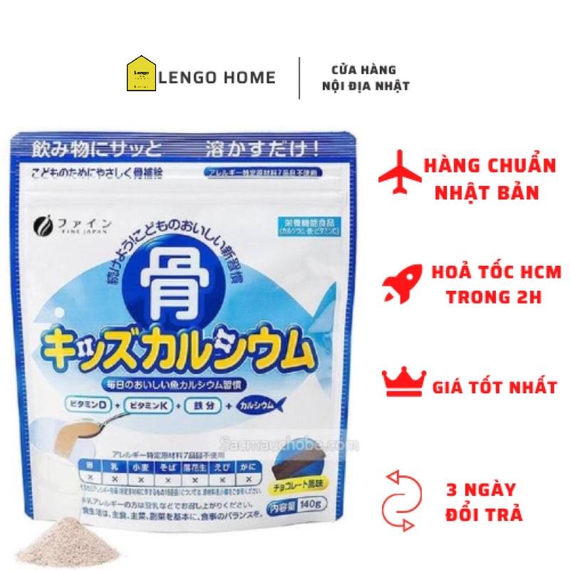 Bột Canxi Cá Tuyết Plus Nhật Bản - Tăng Chiều Cao Vượt Trội Gói 140Gr Vị Socola, Calciun Cá Tuyết Plus